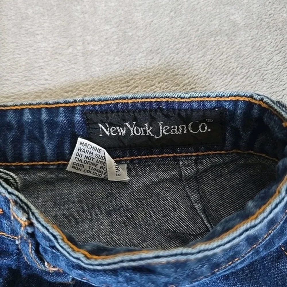 New York Jeans Co. Womens Jeans 28x28  Blue Denim Casual Normcore‎ Outdoors